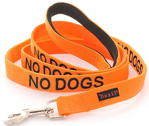 Friendly Dog Collars- No Dogs Long Length 6ft Lead
