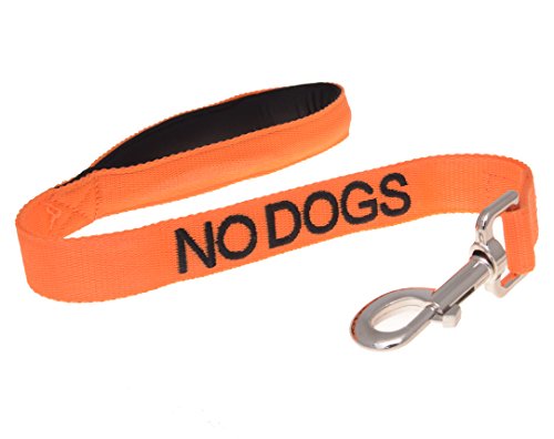 Friendly Dog Collars- No Dogs Short Length 2ft Lead