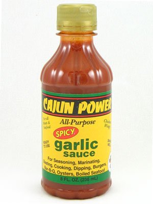 Cajun Power Products Garlic Sauce Spicy 8oz