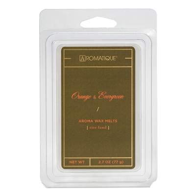 Orange and Evergreen Aroma Wax Melts - 2.7 oz