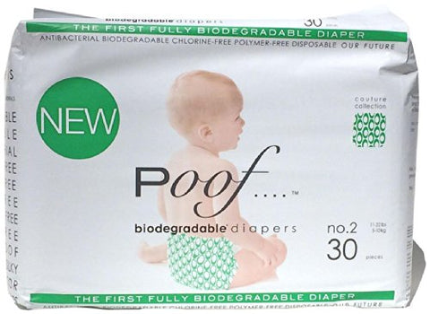 Poof Diapers: Green Loops - 30ct - No.2