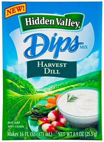 Hidden Valley Dips Mix, Harvest Dill, 0.9 oz