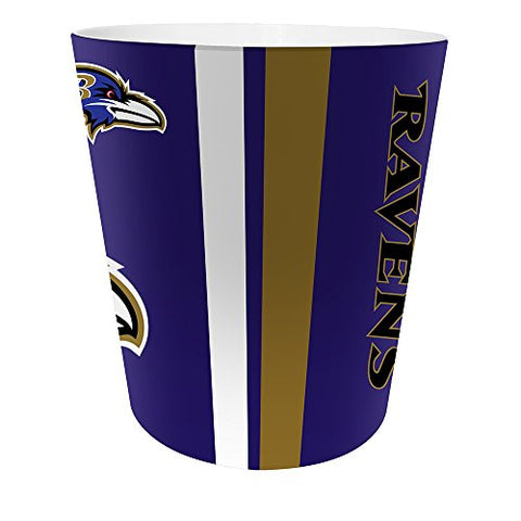 Baltimore Ravens NFL Waste Basket 10”
