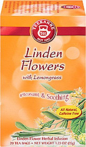 Linden Flowers with Lemongrass Herbal Tea, 20's