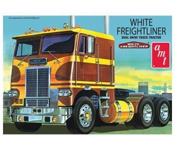 White Freightliner Dual Drive Tractor