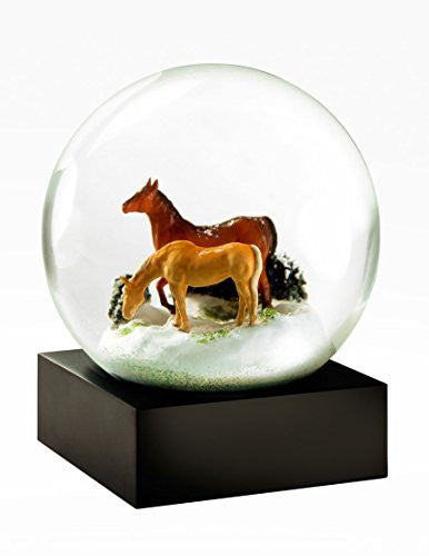 Horses Snow Globe