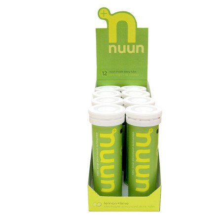 Nuun Electrolyte Tablets Tube 8 Pack Lemon+Lime, One Size