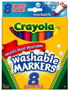 8 ct. Ultra-Clean Washable Classic, Broad Line, Color Max Markers