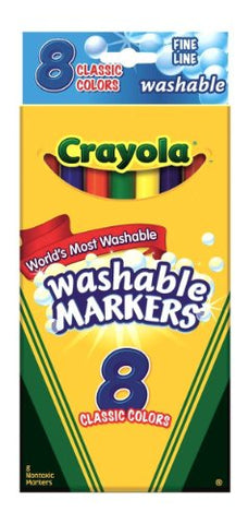 8 ct. Ultra-Clean Washable Classic, Fine Line, Color Max Markers