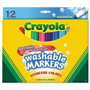 12 ct. Ultra-Clean Washable Assorted, Broad Line, ColorMax Markers