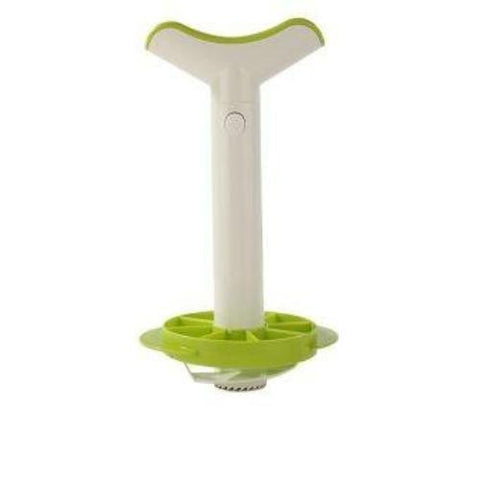 Tomorrow's Kitchen Pineapple Slicer with Green Wedger and Green Handle - Gift Box of 1
