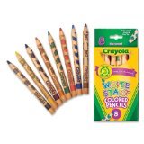 8 ct. Write Start® Colored Pencils, 3/4 Lengt