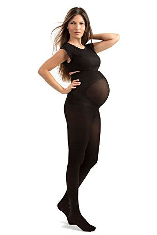 Maternity OverBelly Support Band Tight 70 Denier - Black, Small