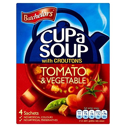 Batchelors Cup A Soup With Croutons Tomato & Vegetable 104g