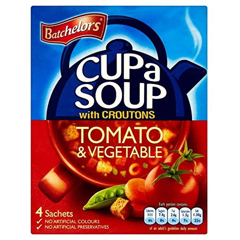 Batchelors Cup A Soup With Croutons Tomato & Vegetable 104g
