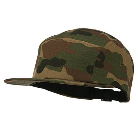 Decky, 5 Panel Cotton Racer Cap - Camo (fitting up to XL)