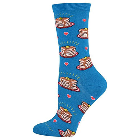 Women's Pancakes Socks, Ocean