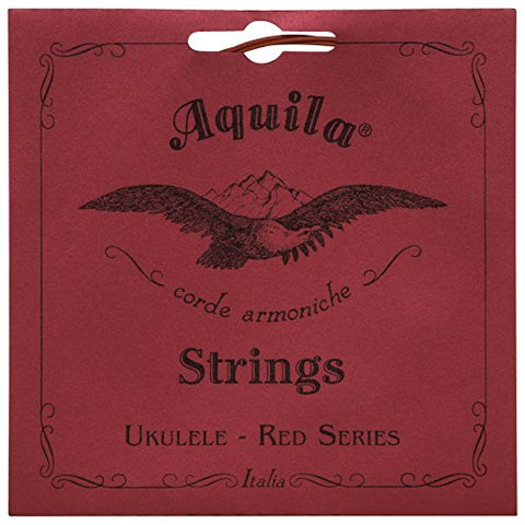Aquila Banjo Ukulele Strings - All Red, 90U