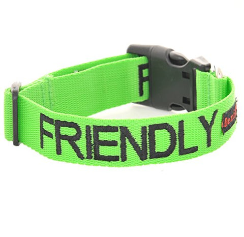 Friendly Dog Collars- Friendly Small-Medium Snap Collar