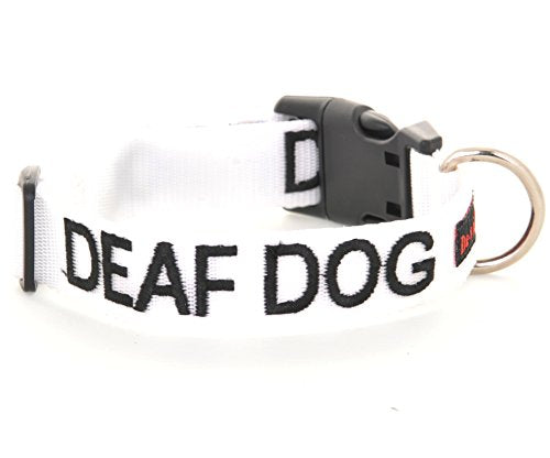 Friendly Dog Collars- Deaf Dog Small-Medium Snap Collar