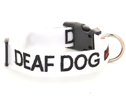 Friendly Dog Collars- Deaf Dog Small-Medium Snap Collar