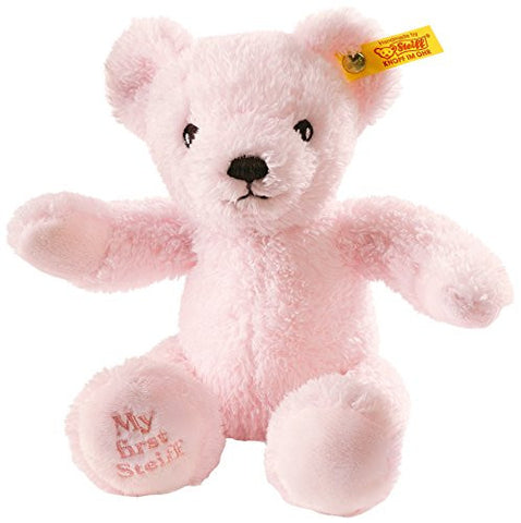 My First Steiff Teddy Bear, Pink, 9.4"