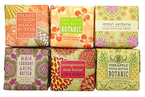 1.9oz Mini Soap Square, Island Ginger Mango Butter
1.9oz Mini Soap Square, Juicy Peach Shea Butter
1.9oz Mini Soap Square, Lemon Verbena
1.9oz Mini Soap Square, Black Currant & Olive Butter
1.9oz Mini Soap Square, Pomegranate Shea Butter
1.9oz Mini Soap S
