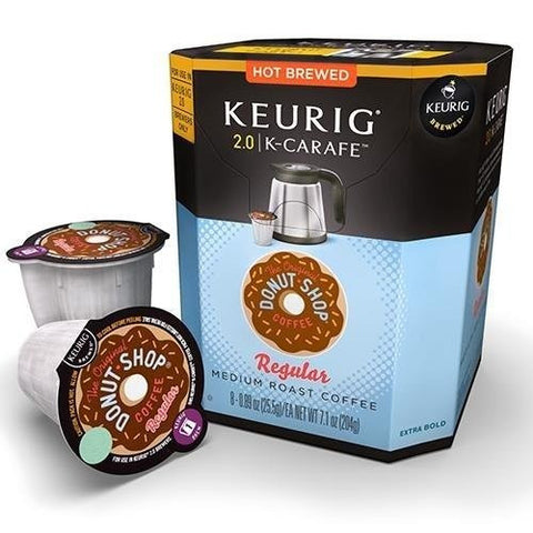 The Original Donut Shop: Regular K-Carafe 2.0 - 8-Count K-Cup