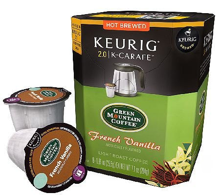 Green Mountain Coffee: French Vanilla, 2.0 K-Carafe - 8-Count K-Cup