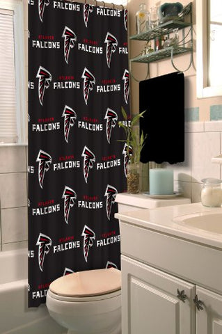 Atlanta Falcons NFL Shower Curtain 72”x 72”