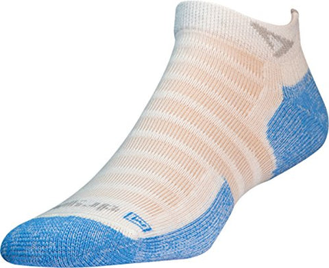 Hot Weather Run Mini Crew - White/Blue, L