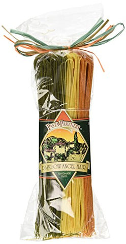 Pasta Partners Rainbow Angel Hair Handmade Flavored Pasta (12oz)