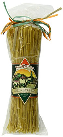 Pasta Partners Lemon Pepper Linguini Handmade Flavored Pasta (12oz)