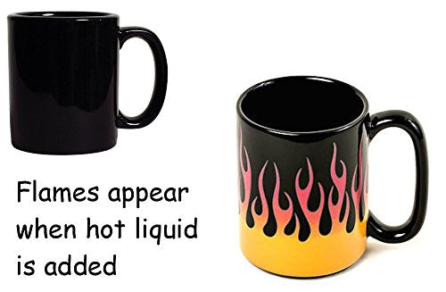 Flame Mug, Gift Box, Stoneware, 4.25"