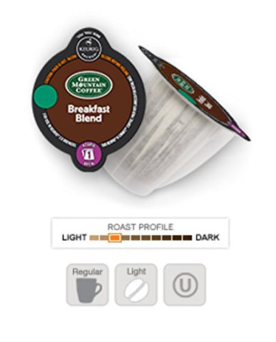 Green Mountain Coffee Breakfast Blend - K Carafe, 8 ct
