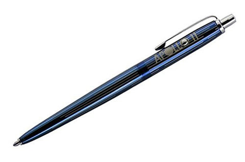 Air and Space Astronaut Space Pen, Blue Titanium with Commemorative Streaming Stars Engraving