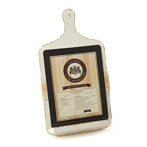 Tablet Cutting Board Stand With Antique Finish