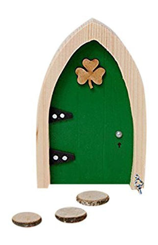 Irish Fairy Door Green Arched (1pc)