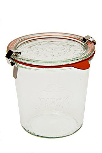 ½ L Mold Jar (6 jars w/ glass lids, 6 rings, & 12 clamps)