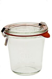 1/5 L Mold Jar -tall (6 jars w/ glass lids, 6 rings, & 12 clamps)