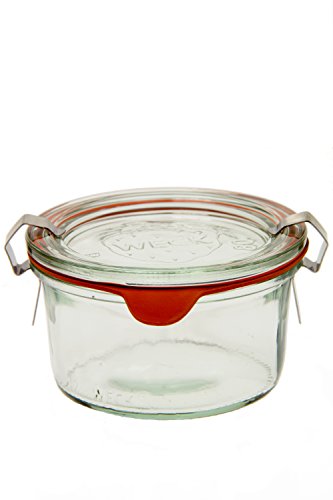 165 Mini Mold Jar (12 jars w/ glass lids, 12 rings, & 24 clamps)