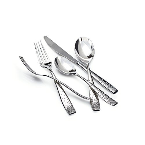 Nambe Tilt Dazzle 5-Piece Flatware Place Setting