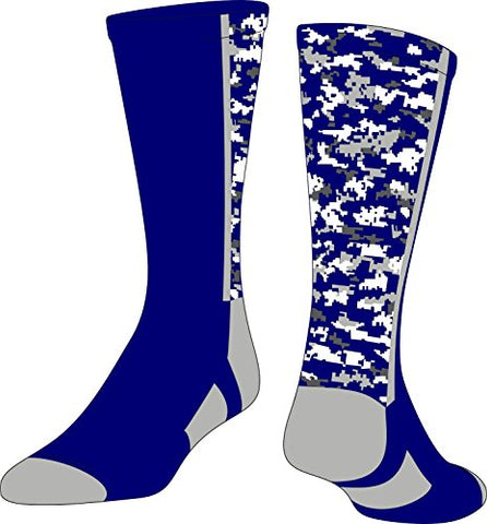 Digital Camo Crew, Navy, Medium