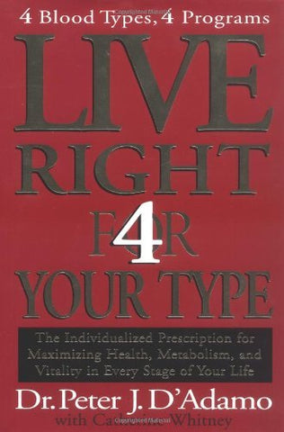 Live Right 4 Your Type (Hardcover)