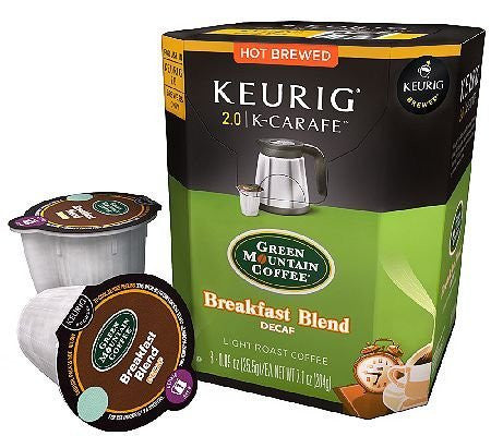 Green Mountain Coffee: Breakfast Blend Decaf, 2.0 K-Carafe - 8-Count K-Cup