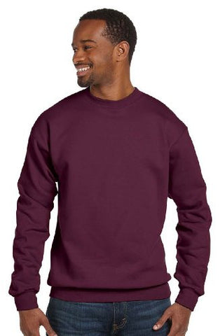 Hanes ComfortBlend Long Sleeve Fleece Crew - p160 (Maroon / XXX-Large)