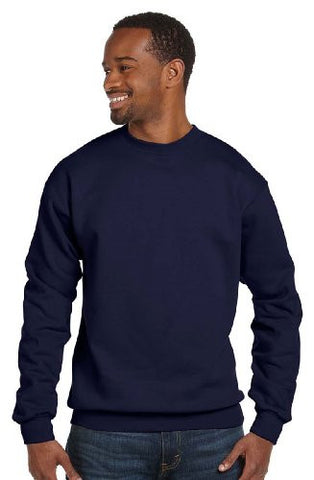 Hanes ComfortBlend Long Sleeve Fleece Crew - p160 (Navy / XXX-Large)