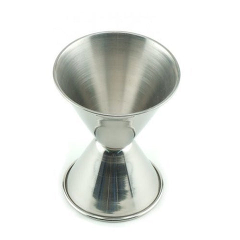 Jiggers, Stainless Steel, 3/4 oz x 1 1/4 oz, Set of 12