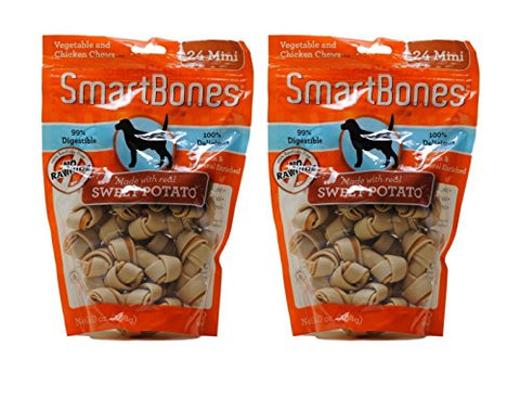 SmartBones Mini, Sweet Potato - 24 pack