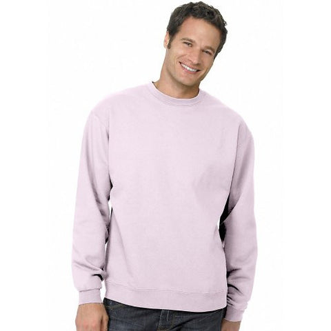 Hanes ComfortBlend Long Sleeve Fleece Crew - p160 (Pale Pink / Small)